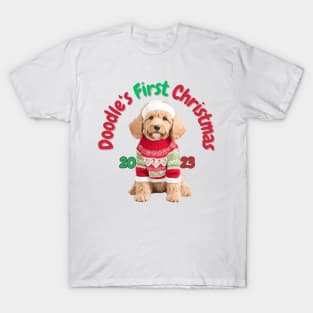 Doodle's First Christmas 2023 T-Shirt